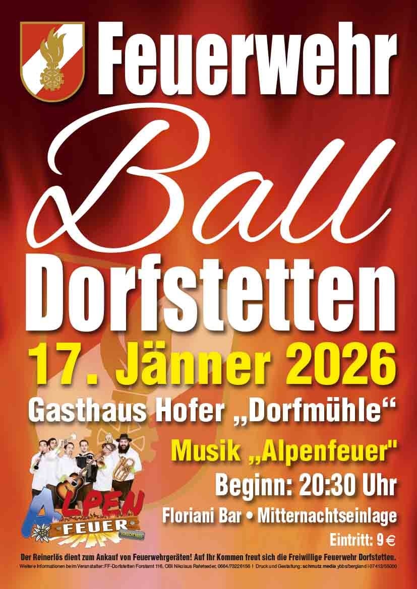 FF Ball Dorfstetten 2026 