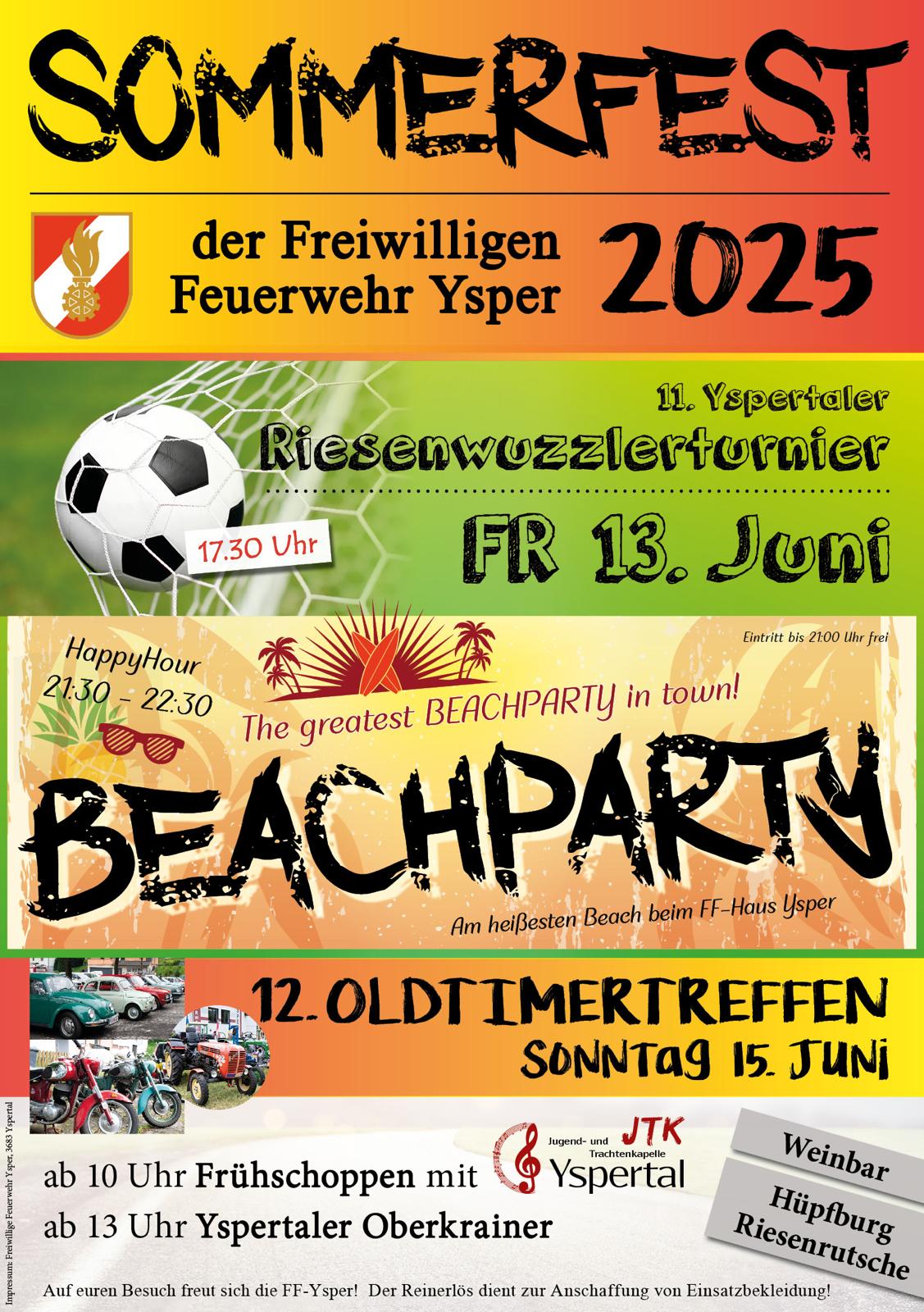 Sommerfest FF Ysper 2025