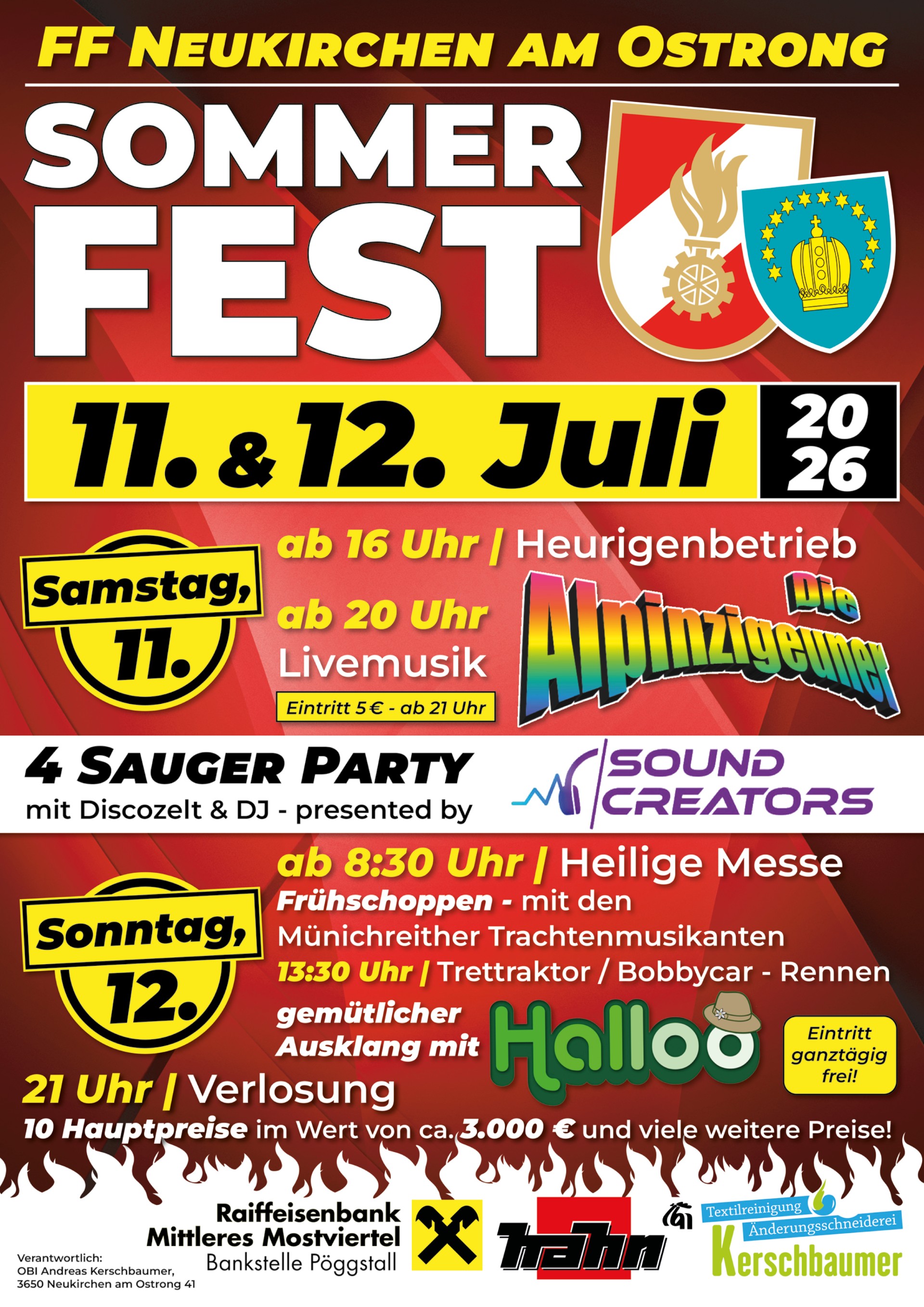 Sommerfest 2026 Plakat